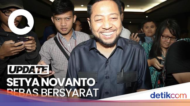 Tinggalkan Sukamiskin, Setya Novanto Wajib Lapor hingga 1 April 2029