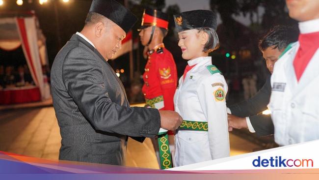 Ini Proses Seleksi dan Pengukuhan 75 Anggota Paskibraka di Kabupaten Gianyar