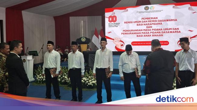 179 Ribu Napi Dapat Remisi HUT RI, 3.917 Orang Langsung Bebas