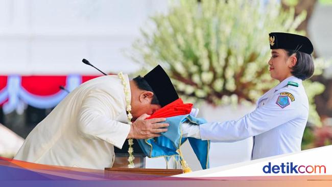 3 Momen Berbeda Saat Upacara HUT ke-80 RI di Istana