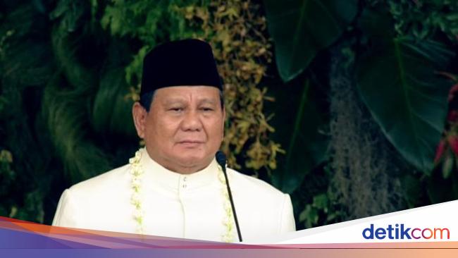 Perdana, Prabowo Pimpin Upacara Detik-detik Proklamasi Kemerdekaan di Istana