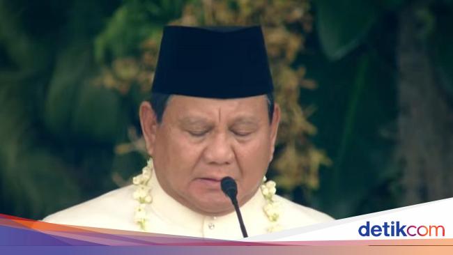HUT Ke-80 RI, Prabowo Bacakan Teks Proklamasi Kemerdekaan di Istana