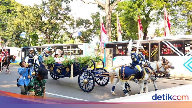 Tentang Kereta Kencana Garuda Prabayaksa yang Bawa Kirab Bendera Merah Putih
