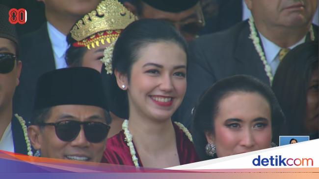 Ayunya... Velove Vexia, Nagita, hingga Wulan Guritno di Upacara HUT ke-80 RI