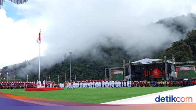 Dipimpin dari Tembagapura, PTFI Gelar Upacara HUT RI Serentak di 6 Lokasi