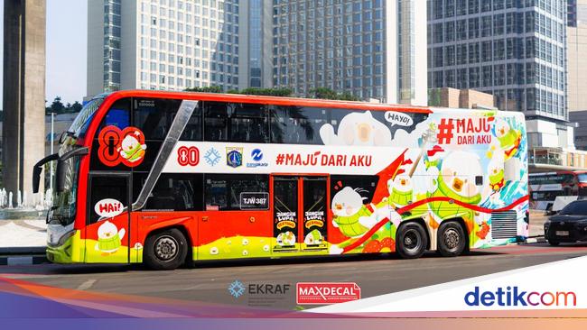 Transjakarta Jadi Kanvas Berjalan Berkat Karya Seniman Lokal
