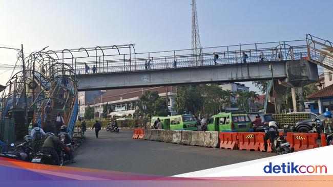 Ditutup karena Tak Laik, JPO Paledang-Stasiun Bogor Bakal Dibongkar