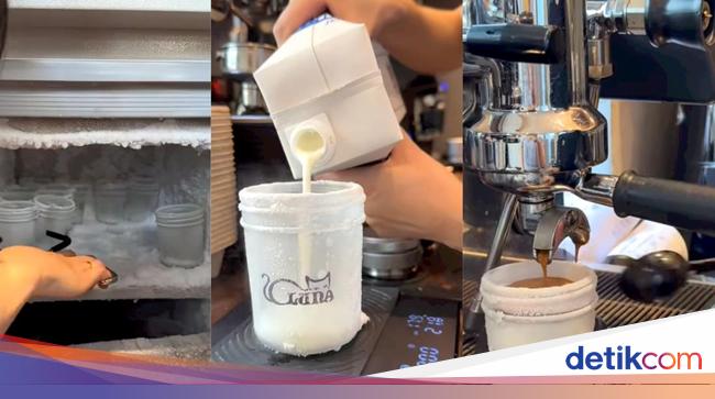 Unik! Tren Kopi di China Pakai Suhu Ekstrem untuk Bekukan Gelas