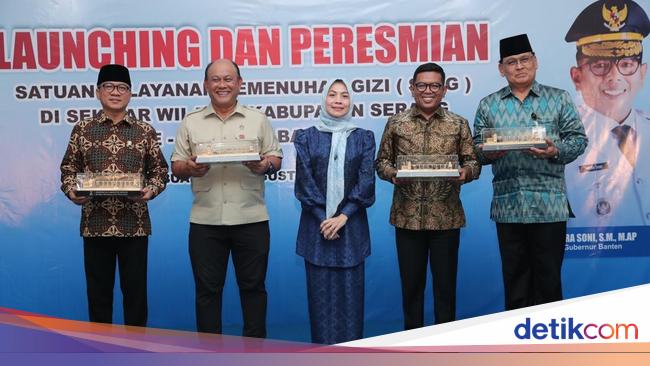 Dukung MBG, Mendes &amp; Kepala BGN Resmikan 17 SPPG di Kabupaten Serang