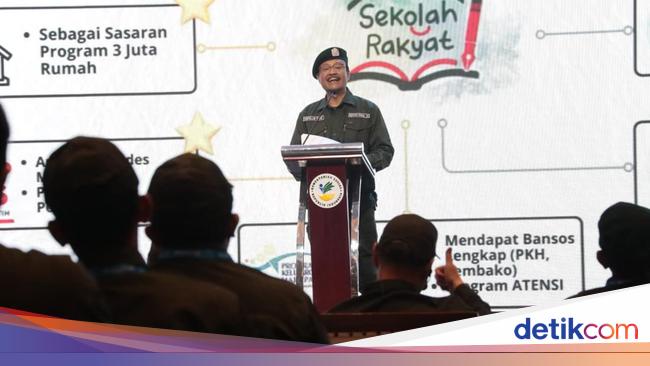 Mensos Sampaikan 3 Kunci Pahami Sekolah Rakyat ke Guru &amp; Kepsek