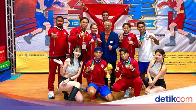 Tinju Indonesia Raih 3 Medali Emas Taipei City Cup