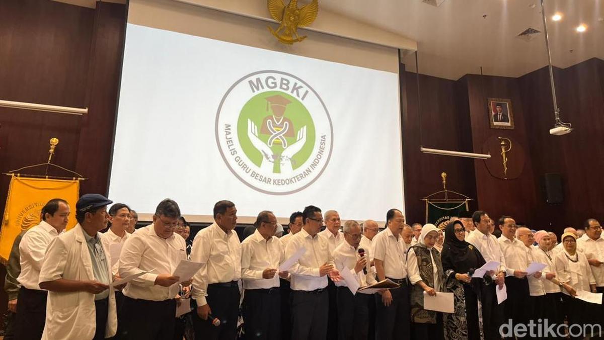 Soroti Independensi Kolegium, Ratusan Guru Besar Kedokteran Deklarasikan MGBKI