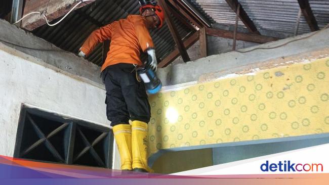 Hendak Mandi, Warga Bogor Malah Lihat Ular Sanca di Plafon
