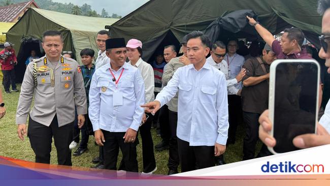 Gibran Tinjau Pengungsian Korban Gempa Poso, Pastikan Bantuan Terpenuhi