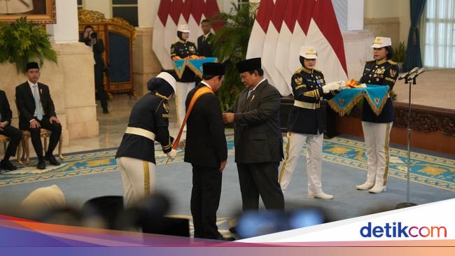 Ketua DPD Raih Penghargaan Bintang Republik Indonesia Utama dari Prabowo