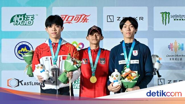 Panjat Tebing RI Ukir Emas di Kejuaraan Asia Remaja 2025