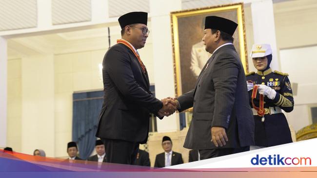 Wamentan Sudaryono Raih Bintang Kehormatan: Saya Persembahkan untuk Petani RI
