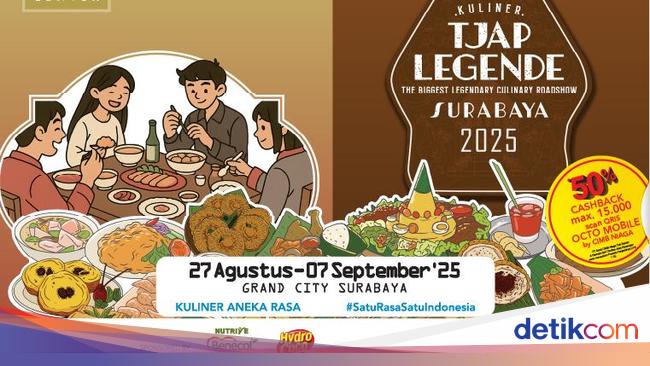 Foodies Merapat! Festival Kuliner Tjap Legende Kembali Hadir di Surabaya