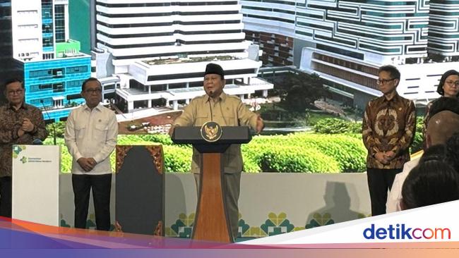 Pesan Prabowo ke Dokter Spesialis RSPON: Harus Cukup Istirahat