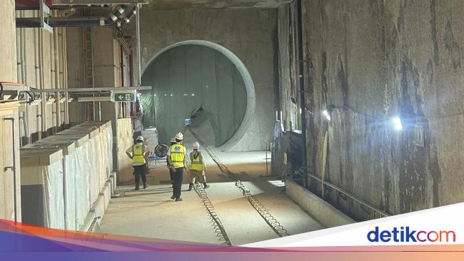 Mengintip Progres Pembangunan Stasiun MRT Monas yang Targetnya Rampung 2027