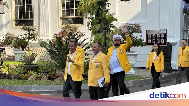 Bahlil Ungkap Isi Pertemuan Pengurus Inti Golkar dengan Prabowo di Istana