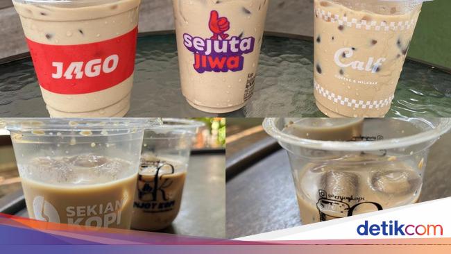 Cicip 5 Es Kopi Susu Gerobakan Harga Rp 8 Ribu-15 Ribu, Enak Mana?