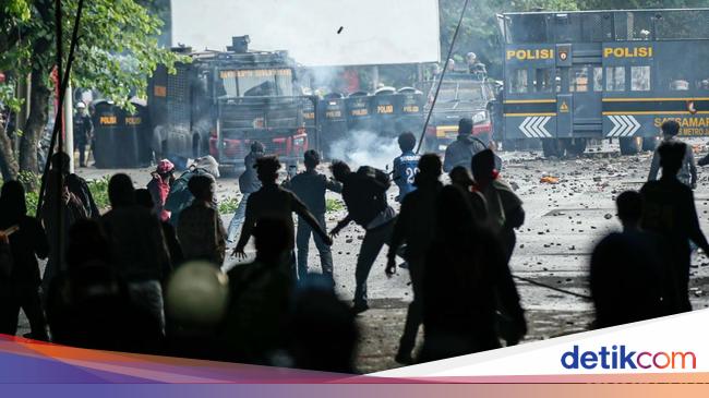 Polri Amankan 3.195 Massa Aksi-Pelaku Perusakan, 55 Orang Ditetapkan Tersangka