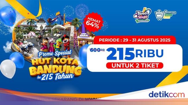 Bandung Great Sale, 2 Tiket Trans Studio Bandung Cuma Rp 215 Ribu!