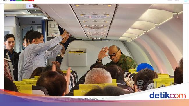 Saat Presiden Singapura Naik Pesawat Budget, Warga Bersorak Gembira