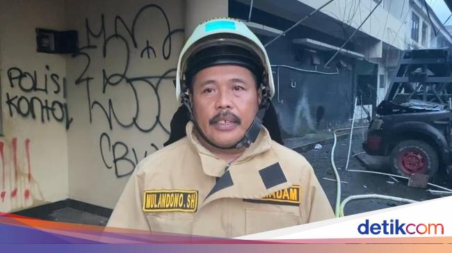 Damkar Sebut Tak Ada Aktivitas di Bekas Bangunan Polres Jakpus Saat Kebakaran