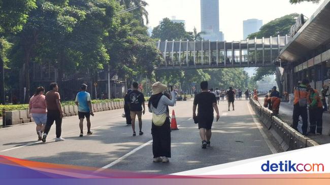 Cerita Warga Jakarta Bersyukur CFD di Jl Sudirman Tetap Ada Pagi Ini
