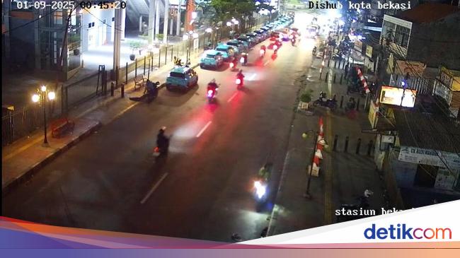 Pantauan CCTV Sejumlah Titik di Bekasi Tengah Malam Ini