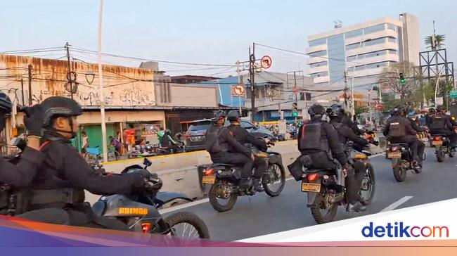 Patroli Skala Besar Lintasi Polsek Jatinegara-Polres Jaktim, Situasi Aman
