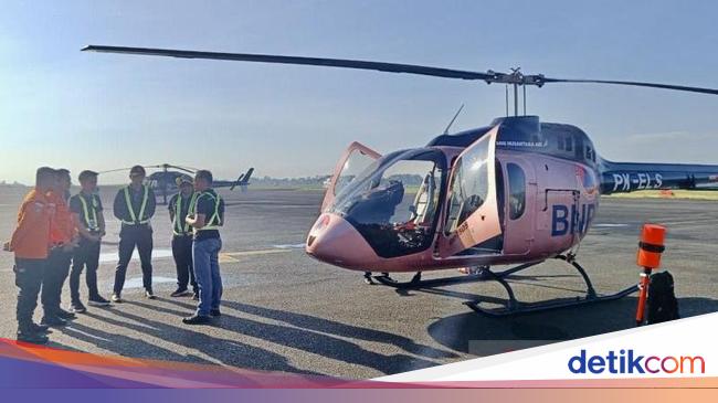 Hari Kedua Heli Hilang di Kalsel, Pencarian Dilakukan Via Darat dan Udara