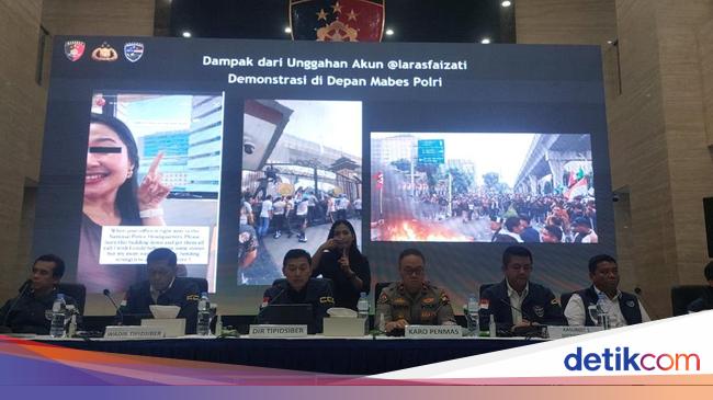 Asa Laras Faizati Usai Jadi Tersangka Buntut Ajak Bakar Mabes Polri