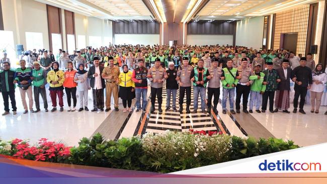 Ojol Silaturahmi dengan Kapolda Banten, Kompak Tolak Provokasi