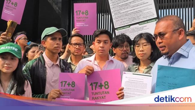 Andovi-Jerome dkk Serahkan 17+8 Tuntutan ke DPR, Diterima Andre Rosiade-Rieke
