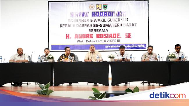 Andre Rosiade Rakor Bareng Gubernur dan Kepala Daerah Bahas Pembangunan Sumbar