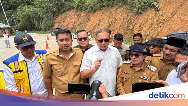 Andre Rosiade Tinjau Jalan Rusak Payakumbuh-Sitangkai, Tegaskan Segera Diperbaiki