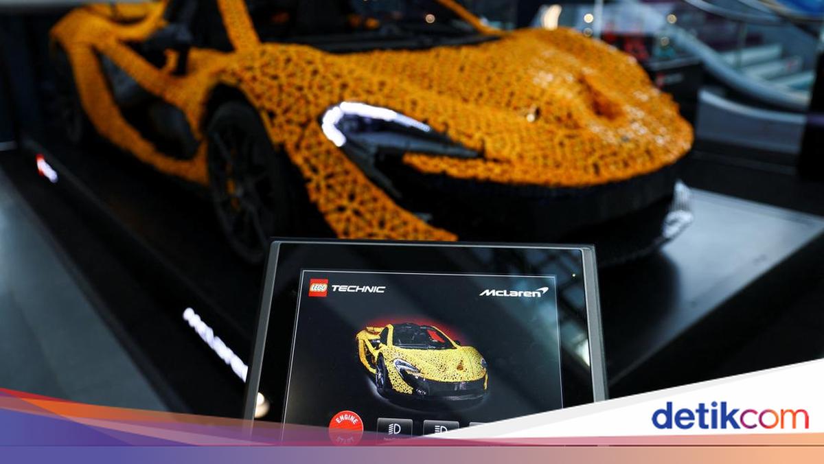 Mobil McLaren Raksasa dari Lego Hiasi Pameran Otomotif IAA Munich