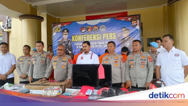 Polisi Tangkap 8 Pelaku Sindikat Curas hingga Curanmor di Serang