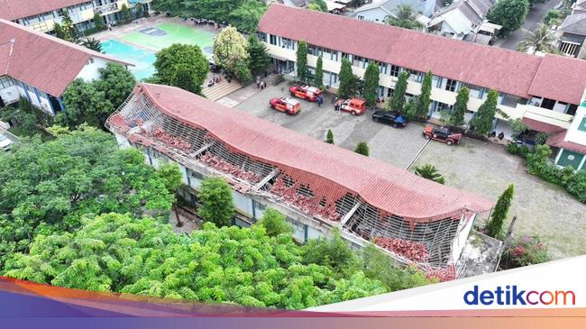 5 Fakta Atap Sekolah di Bogor Ambruk Lukai Puluhan Siswa