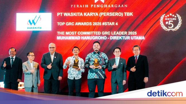 Terapkan Tata Kelola Baik, Waskita Karya Raih Top GRC Awards 2025 Stars 5