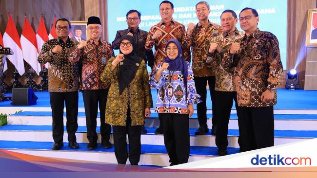 Kemnaker-Kemenkum Perkuat Sinergi Bidang Hukum dan Ketenagakerjaan