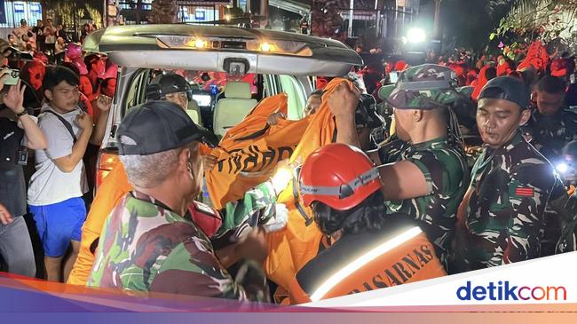 Tim SAR Evakuasi 1 Lagi Jenazah dari Ruko Ambruk Akibat Banjir di Bali