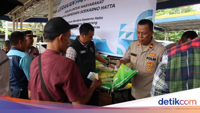 Pasar Murah di Bandara Soetta, Beras SPHP Dijual Rp 11 Ribu/Kg