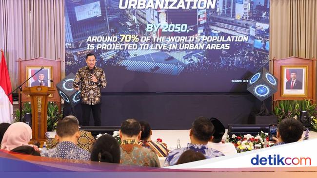 Peluncuran KPN 2045, AHY Tekankan 5 Fondasi Bangun Kota Masa Depan