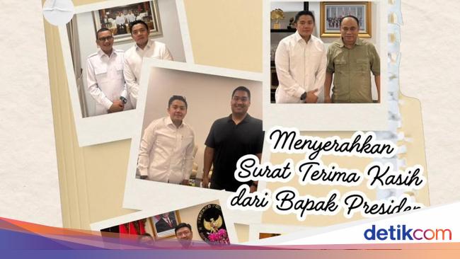 Ungkapan Terima Kasih Prabowo ke Eks Menteri Lewat Sepucuk Surat