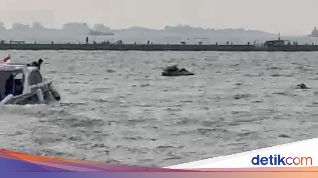 Polisi Selamatkan ABG Terseret Arus di Pantai Mutiara Usai Jatuh dari Jet Ski