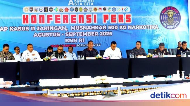 Tindak 11 Jaringan Narkoba, BNN Cegah Kerugian Ekonomi Negara Rp 130 M